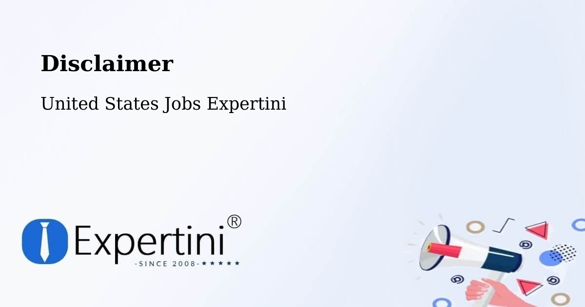 Disclaimer – Westmere - United States Jobs Expertini
