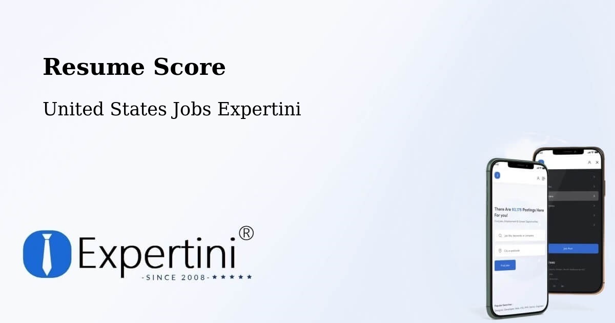 Resume Score & Job Description Match Tool – Westmere - United States Jobs Expertini